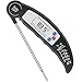 flintronic Thermometer Küche, Digital Fleischthermometer, Küchenthermometer, Bratenthermometer, Haushaltsthermometer, Instant Read Grillthermometer für Braten, Kochen, Backen, Grillen/BBQ(Schwarz)