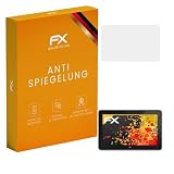 atFoliX Bildschirmfolie kompatibel mit Dell Venue 11 Pro Schutzfolie, entspiegelnde & stoßdämpfende FX Folie (2X)