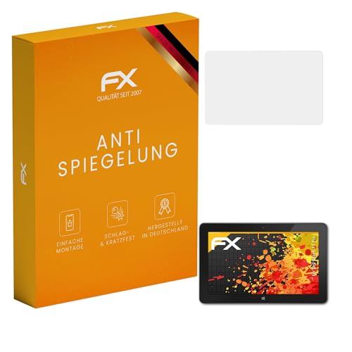 atFoliX Bildschirmfolie kompatibel mit Dell Venue 11 Pro Schutzfolie, entspiegelnde & stoßdämpfende FX Folie (2X)