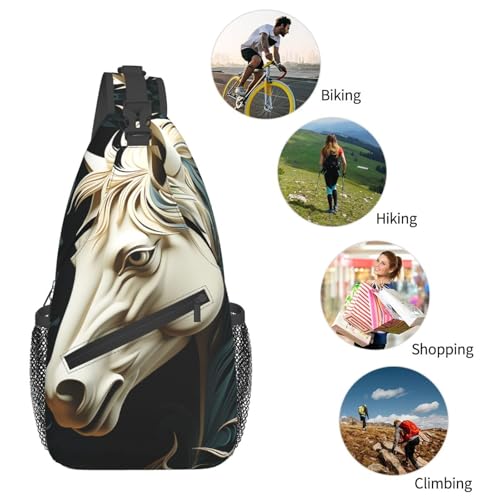 Bolso pequeño bandolera tipo sling para senderismo miniatura 6