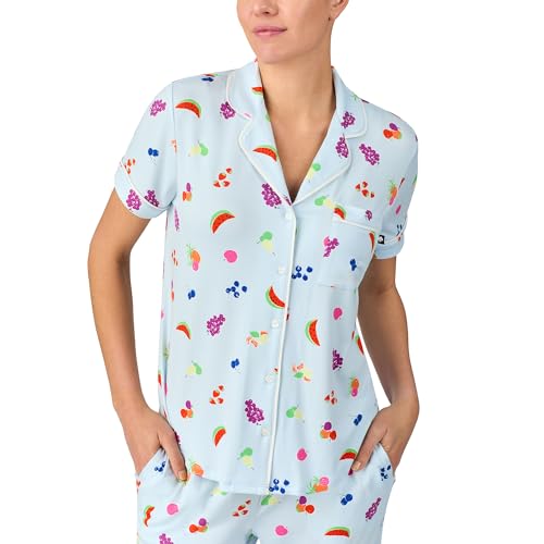 Image of kate spade new york Short Sleeve Cropped PJ Set