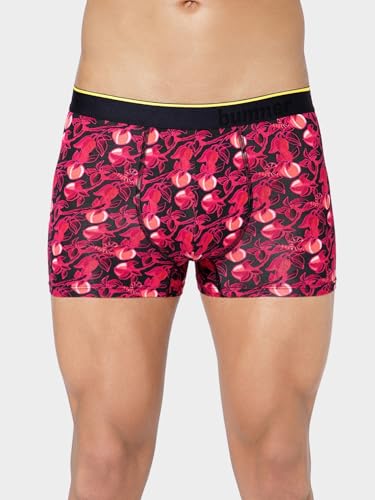 Image of Bummer Printed Micro Modal Trunks Underwear for Men - Ultra Soft & Breathable, 3 Times Softer Than Cotton, Anti-Bacterial, Stretchable for Ultimate Comfort & Style, Pack of 1 (A Shark Tank Product)