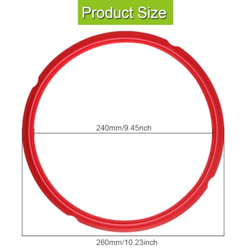 EATBALE Silicone Sealing Ring for Instant Pot 8 Quart, Replacement Parts for Instant Pot 8 Quart (QT), Food-Grade Silicone Seals Steam release valve for IP-DUO80 IP-LUX 8 (4Pcs) - Image 6