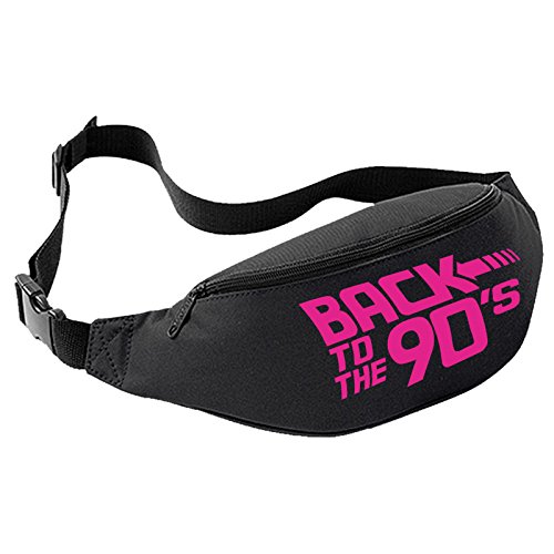 Image of Back to The 90s Bum Bag (One Size, Black)