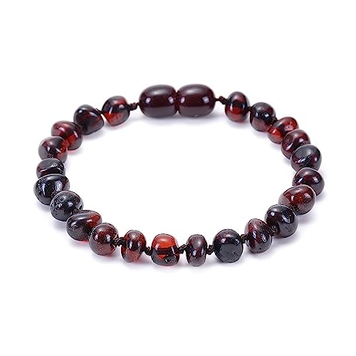 Bijoux en ambre pour elle et lui YSJNHX, bracelet perles de pierre naturelle véritable premium