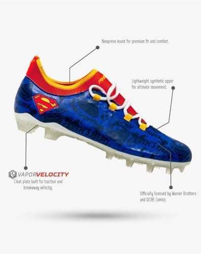 Phenom Elite Superman Youth Football Cleats - Velocity 2.04