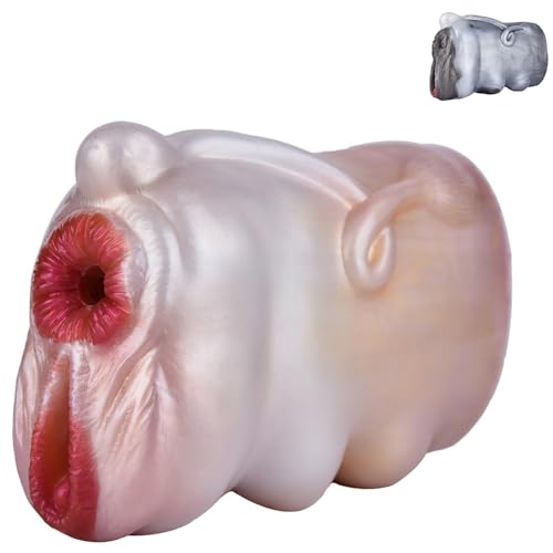 Masajeador manual de silicona FUJIEYU de dos colores con diseño portátil de 16 cm