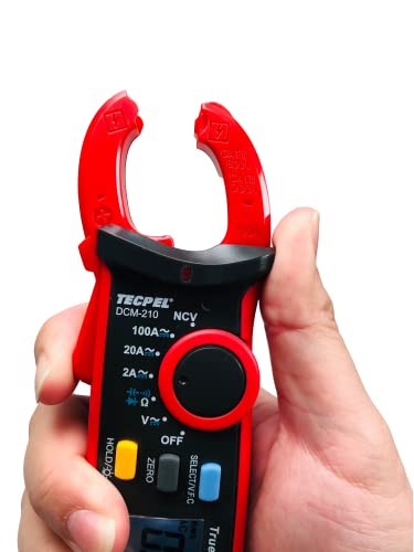 Image of TECPEL DCM-210 2000 Counts True RMS AC /DC clamp Meter