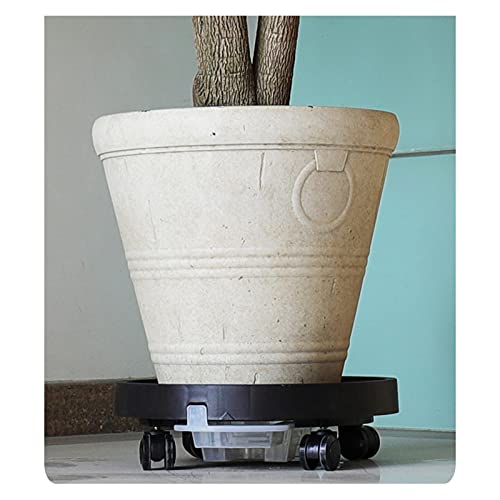 Wood Plant Shelf Plant Dolly Planter Caddies With Wheels Plastic Flower Pot Stand Indoor Outdoor Movable Planter Stand Planter Trolley Corner Display Rack (Size : 26Cm) #TOP6