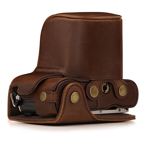 Funda de Cuero MegaGear Ever Ready para Olympus Pen miniatura 2