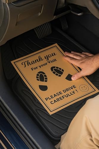 Image of Durable Car Floor Mat - Easy-to-Use Paper Protection, Stylish Car Floor Paper Mats for Clean, Mess-Free Rides, Top-Grade Car Floor Mats - Disposable and Reliable.