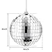 2 Pieces Mirror Disco Ball, 70's Disco Party Decoration, Hanging Ball for Party or DJ Light Effect, Home Decorations, Stage Props, Game Accessories(4 Inch)