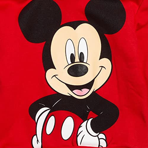 Disney Mickey Mouse Christmas Fleece Pullover Hoodie & Jogger Pants Outfit Set Newborn to Big Kid Sizes (0-3 Months - 14-16)4