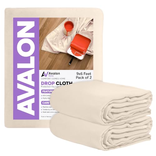 Canvas Drop Cloth for Painting (Pack of 2)