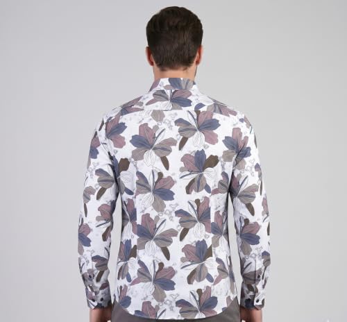 Image of UNM Men's Floral Print Casual Shirt