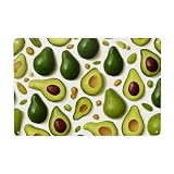 Personalisiertes Metall-Blechschild, 30 x 20 cm, Wandbild, weiße und grüne Avocado-Eisen, hängende Bild, Retro-Metallposter, Wanddekoration, individuelle Wandkunst für Zuhause, Kneipe, Café, drinnen