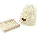 Produktbild Kinder Wintermütze Winterschal Warme Schlupfmütze Hut Kapuzenschal Ballonmütze Mützen Hüte Wintermütze Schlupfmütze Junge Mädchen Kleinkinder Hüte Mützen Hasen Schirmmütze LMMVP (Beige)