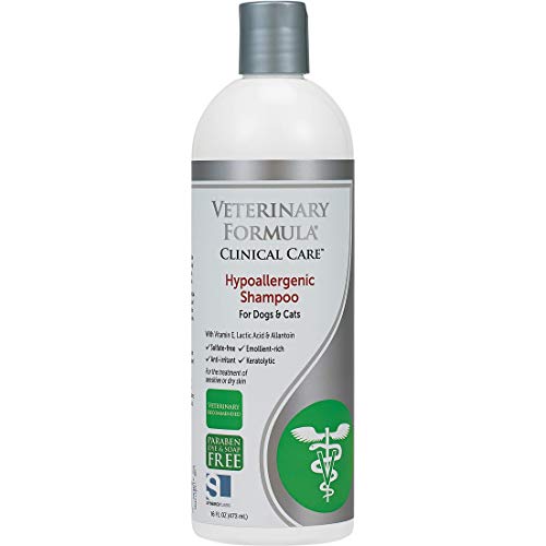 Veterinary Formula Clinical Care Hypoallergenic Shampoo for Dogs and Cats – No Harsh Ingredients – Great for Pets with Allergies and Sensitive Skin – Promotes Healthy Skin and Coat (16oz), PHL369013 Veterinary Formula Clinical Care Hypoallergenic Shampoo for Dogs and Cats – No Harsh Ingredients – Great for Pets with Allergies and Sensitive Skin – Promotes Healthy Skin and Coat (16oz), PHL369013