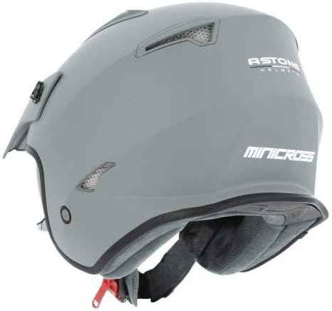 Astone Helmets - Casque de moto MINI CROSS monocolor - Casque jet au look  enduro - Casque de moto look cross - casque de ville compact - matt black :  Amazon.it: Auto e Moto