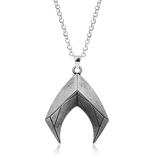Preisvergleich Produktbild mswdm Halskette Herren Halskette Aussage Halskette Comics Superheld Aquaman Charm Anhänger Männer Frauen Geschenk Film Schmuck Zubehör Ys77
