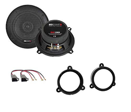 MB Quart Altavoz Compatible para Renault Megane III (Z) para Puerta Frontal, 2 = Puerta Trasera