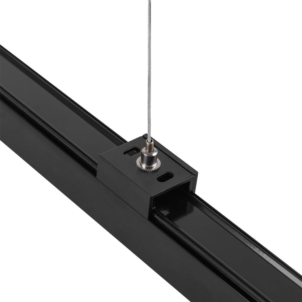 Greenice Suspensión para Carril Trifásico Negro 1 Metro [HO-SUS-T-N]