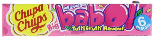 Chupa Chups Big Babol Tutti Frutti Kaugummi 20Er Display, 1Er Pack (1 X 552 G Packung) #TOP1