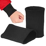 VOSAREA 1 Pair of Knit Cuff Sleeve for Jacket - Stretch Knit Rib Cuff for Sleeves Padded Jacket Sportswear Extension Replacement Diy Sewing