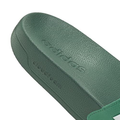 Image of adidas Women ADILETTE SHOWER Synthetic Swim Slide FTWWHT /GOLDMT /BOGOLD | LUT50