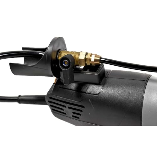 Hardin VSP5 - 5" Variable Speed Wet Polisher &ndash; 800W 120V, 1000&ndash;4500 RPM, Water Feed System with Brass Valve, GFCI Cord, for Granite, Marble, Stone, and Concrete Surface Finishing
