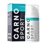 Carnosport Muscle Rub for Sore, Stiff & Tender Muscles - Dermatologically Tested & Fast-Absorbing - with Carnosine - No Fragrance - Sore Muscle Relief - Muscle Relaxer - 3.38 Oz/100ml