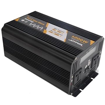Joyfox Inversor Energia Onda Senoidal Pura 800W 1000W 2000W 2500W 4000W 12v / 24v Para 110v / 220v Usb Conversor Transformador Tensão (24v Para 120v 4000W Pico 8000w)