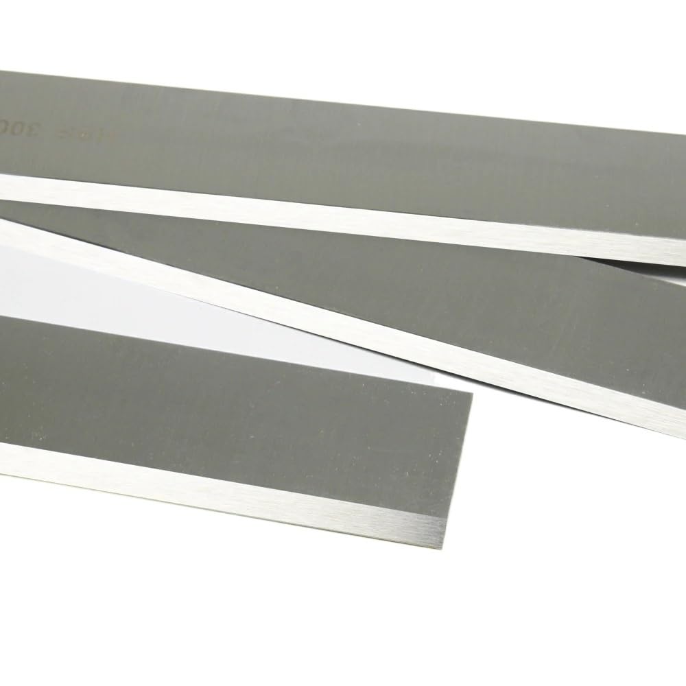 HSS 3pcs 300mm Resharpenable Thickness Planer Blades Set Jointer Knives 300 X 30 X 3 Mm Woodworking Power Tool Accessories