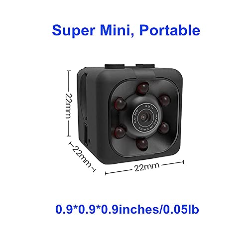 Qebidum Hidden Camera Spy, Full Hd 1080P Mini Cop Cam, Rechargeable Battery Powered Night Vision Motion Activated Nanny Tiny Digital Recorder Small Body Sports Dvr Micro Surveillance Camera #TOP1