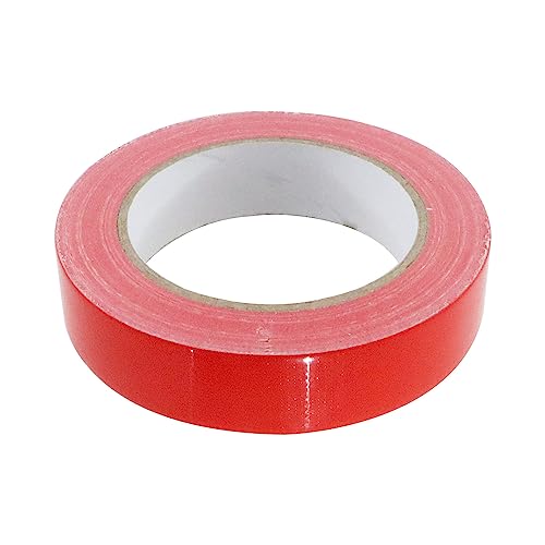 Image of Duct Tape 1 Inch Tape, Tear by Hand & Waterproof,Great for Packaging, Arts & Crafts, Color-Coding, and DIY Projects, 1 Inch x 30Yards, Red