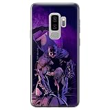 ERT GROUP Coque de téléphone Portable pour Samsung S9 Plus Original et sous Licence Officielle DC Motif Batman 072 Parfaitement adapté à la Forme du téléphone Portable, Coque en TPU