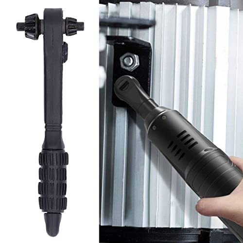 Chave catraca, chave catraca 2 em 1 antiderrapante preta chave catraca para ferramentas el¨¦tricas,