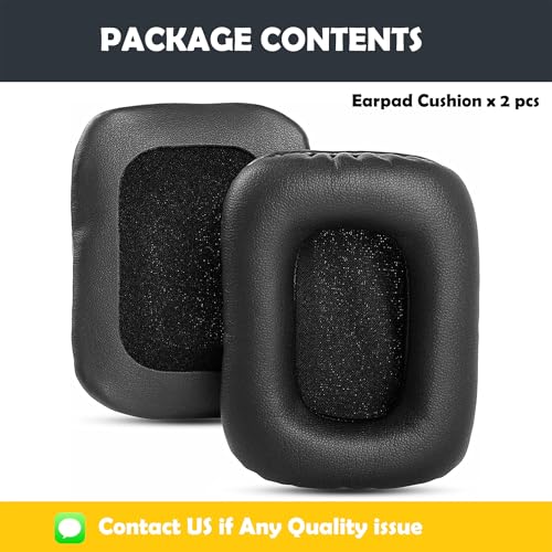 Repuestos de almohadillas para auriculares Sound Blaster Tactic 3D Alpha para Creative Sound Blaster Tactic 3D Alpha con cuero proteico y espuma viscoelástica miniatura 5