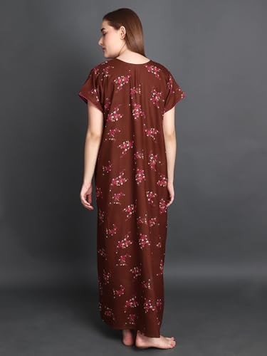 Image of Women's Alpine Mix Print Maxi Nightgown