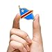 12/Pcs Congo Flag Lapel Pins Bulk - Metal DR Congo Kinshasa DRC National Lapel Pin Brooch Badge Souvenir for Men Women Clothes Bags Hats