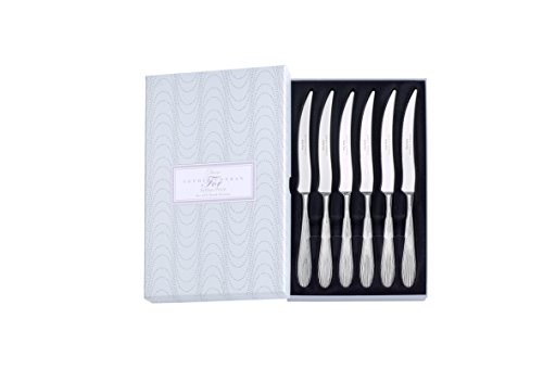 Sophie Conran for Arthur Price Dune Set of 6 Steak Knives, Stainless Steel