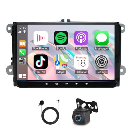 【Compatibile con Wireless CarPlay e Android Auto】Autoradio Bluetooth con schermo di navigazione. Supporta connessioni wireless e via cavo tramite Bluetooth o USB: collega rapidamente il tuo telefono all'autoradio. Effettua chiamate, ascolta musica e naviga in modalità vivavoce mentre guidi, in tutta sicurezza e senza alcuno sforzo.