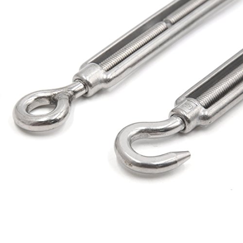 Ruilogod Tensores Ojal Acero Inoxidable 304 M10 2 piezas miniatura 2