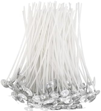 100 Pieces of Candle Wicks, Cotton Wick for Candles, Candle Wick for DIY Candle Making (5 cm)