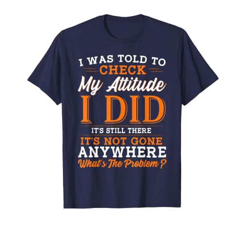 Attitude Saying Funny Sarcasm T-Shirt, Men, Navy Blue, 4X-Large
