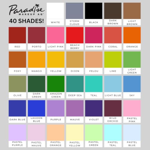 Image of Mehron Makeup Paradise AQ - OLIVE, Water-Activated Face & Body Paint