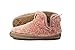 ARIAT Damen Warme weiche Acryl/Wollmischung Obermaterial Indoor/Outdoor Gummiunterseite Bootie Hausschuhe, rose, X-Small