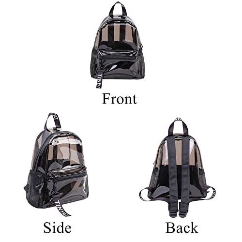 Ekuizai Waterproof Transparent Backpack Clear School Book Bag Travel Bags Plastic Knapsack Kids Daypack #TOP2