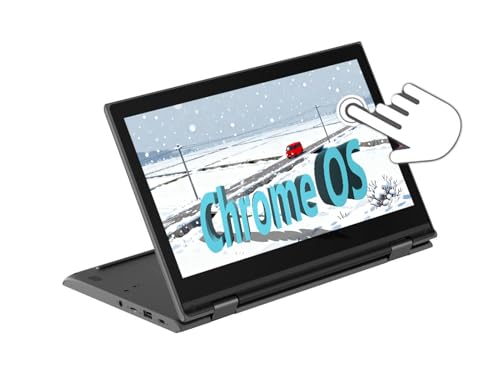 Lenovo Chromebook 300E Gen 2 2-in-1 Touchscreen Business Laptop, 11.6' HD Display, Celeron N4020 1.1GHz, Up to 2.8GHz, 4GB RAM, 32GB SSD, Japanese Keyboard, Chrome OS (Renewed)