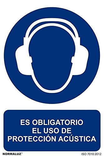 Señal Es Obligatorio El Uso De Protección Acústica Con Tintas Uv | Aluminio 0'5 Mm - 300 X 400 Mm En Oferta Normaluz Rd21915 - Señal Es Obligatorio El Uso De Protección Acústica Aluminio 0,5Mm 30X40 Cm Con Cte, Ripci